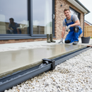Premium PVC Threshold Drainage Channel End Cap with 40mm and 50mm Outlet Options for Efficient Waterflow Control