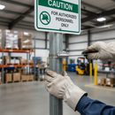 Premium Heavy Duty Anti-Tamper Clamp for High-Risk Signage - Corrosion Resistant, Vandal Proof, Reusable Design