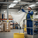 Premium Leak Diverter Tarp for Water Control - 100cm x 100cm