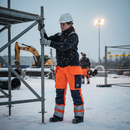 Premium Women's Hi-Vis Winter Trousers with Durable Waterproof Material and Snow Gaiter for Optimal Protection