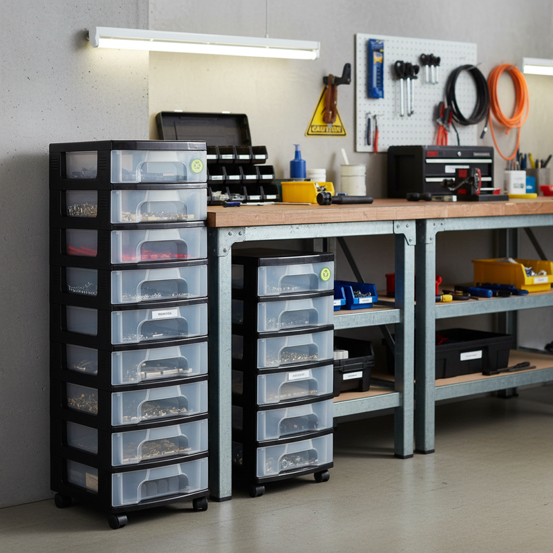 Premium Plastic Storage Drawers for Organizing Home and Office