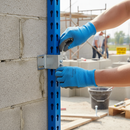 Premium Wall Ties for Heavy Duty Shelving - Galvanised Steel