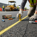 Premium Heavy Duty Road Marking Crayons - 12 Pack for Concrete, Brick, and Tarmac Use