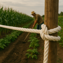 12mm White Polypropylene Rope 3 Strand - 75m Coil