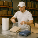 Polythene Layflat Tubing – Clear Plastic Roll, 500 Gauge, 300mm x 336m