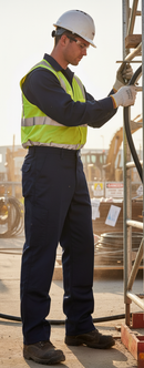Premium Flame Retardant Anti-Static Trousers with Cargo Pockets and Knee Pad Pouches