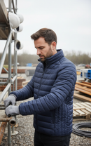 Premium Padded Baffle Jacket with 100% Polyester Outer Shell and Taffeta Padding for Enhanced Warmth and Comfort