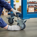 125mm Heavy Duty Braked Swivel Bolt Hole Castor with Anti-Static Tyre