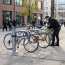 Premium Single Direction Bicycle Rack - Heavy Duty Galvanised Steel with Modular Design for 3 or 6 Bikes
