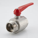 1-1/4in BSP Male x Female Plated Brass Lever Ball Valve, 93mm (view 2)