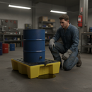 Professional Spill Tray with Removable Grate - 66L Capacity