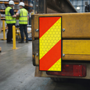 Vehicle Hazard Marking Plate – 140mm x 300mm – Aluminium – Internal/External Use