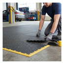 Heavy Duty Interlocking Floor Tiles Kit - Checker Plate Surface