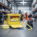 Premium Chemical Spill Kit 1000L with Wheeled Drop Front Bin