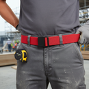 Premium Non-Metal Stretch Belt with Rubber-Coated Plastic Buckle for Comfort and Durability, Ideal for Professionals in Transport Industry