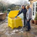 Lockable Grit Bin – 400L & 400Kg Salt – Durable Polyethylene – Outdoor Use