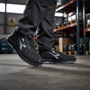 Premium Agile Safety Shoe with BOA Lace System, Water-Repellent Upper, and Composite Toe Protector for Superior Comfort and Protection