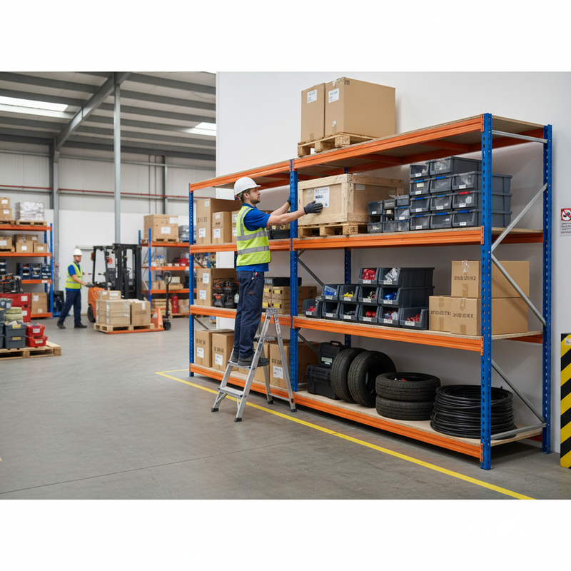 3x Premium Heavy Duty Garage Shelving - 2200mm High - 500kg Load Capacity