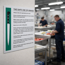 Safety Signs – Safe Use of Knives – Industrial Grade – Workplace