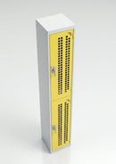 2-Door Perforated Locker with Cam Lock – Ventilated Storage (view 2)