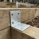 Galvanised Sleeper Angle Bracket 85mm x 85mm x 80mm x 2mm