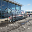 Premium Barrel Roof Trolley Shelter Extension Module - 8m Depth