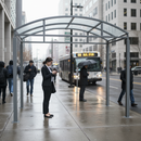 Premium Walkway Canopy Shelter with Curved Roof, Galvanized Steel Frame, and Flexible Length Options for Outdoor Waiting Areas