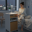 Premium Ergonomic Bedside Locker with Lockable Drawer, Adjustable Shelving and Digital Lock