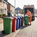 Premium 120 Litre Wheelie Bin - Durable Polyethylene Construction with 2 Wheels for Easy Maneuverability