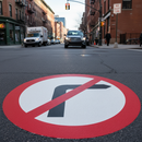 Professional Preformed Thermoplastic No Right Turn Road Marking for Enhanced Safety and Visibility