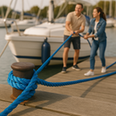 8mm Blue Polypropylene 3-Strand Rope 30m Coil – Heavy Duty