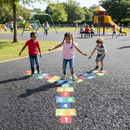 Premium Three-Way Hopscotch Playground Marking Kit for Learning and Fun - High-Quality Professional Grade for Industrial and Commercial Applications