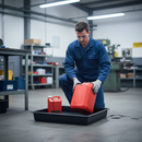 Premium Spill Tray - 64L Capacity for Chemical and Battery Storage