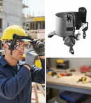 Premium Hard Hat Adaptor for High-Performance Visor System - Durable and Reliable Safety Gear