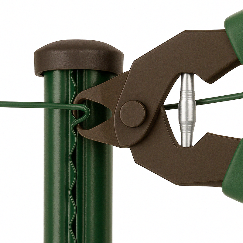 Green Chain Link Fence Kit – Straight Run, Complete Installation Set