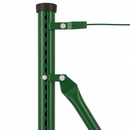 Chain Link Fence – 1200mm (4ft) Galvanised Steel Roll 50mm Hole - Green PVC Coated