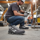 Premium Lightweight Safety Trainer with Aluminium Toe Protector and Shock Absorbing Technology for All-Day Comfort