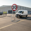 Premium 30mph Quick Fit Sign Face Dia. 670mm for Public Highways Use with Compliance to Chapter 8 Requirements