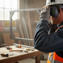 Premium Moulded Headband Ear Defenders with SNR 27 for Workshop and Leisure Use - Comfortable and Adjustable Fit