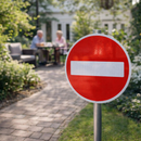 Reflective No Entry Traffic Signs – 600mm – Aluminium Composite – Outdoor Use