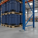 Pack of 2 Heavy Duty Double Steel Feet - Galvanised for Shelving