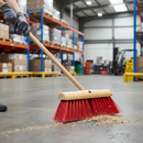 Professional Heavy Duty 330mm Stiff Yard Broom with PVC Bristles for Tough Cleaning Tasks