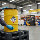 High-Performance Chemical Spill Kit Label 22cm x 22cm