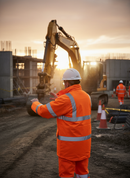 Premium 4 In 1 Hi-Vis Jacket and Bodywarmer with Concealed Hood and Heavyweight PU Coating for Superior Visibility and Weather Protection