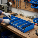 Premium Flat Pack Corrugated Plastic Parts Bins - Versatile Storage Solutions