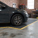 Heavy Duty Garage Floor Tiles Kit with Checker Plate Surface - 72 or 144 Tiles