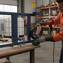 160mm Heavy Duty Swivel Plate Castor with Aluminium Centre