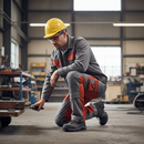 Premium Custom Work Trousers with Kneepad Pockets and Click Pocket System - Lightweight, Durable, Water-Repellent Fabric