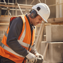 Premium Hard Hat Kit with Hearing Protection and Adjustable Fit