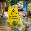 Caution Hazardous Spill Sign – 300mm x 600mm – Fluted Polypropylene – Indoor/Outdoor Use